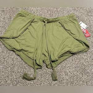Hot Kiss Olive Green Women's Shorts